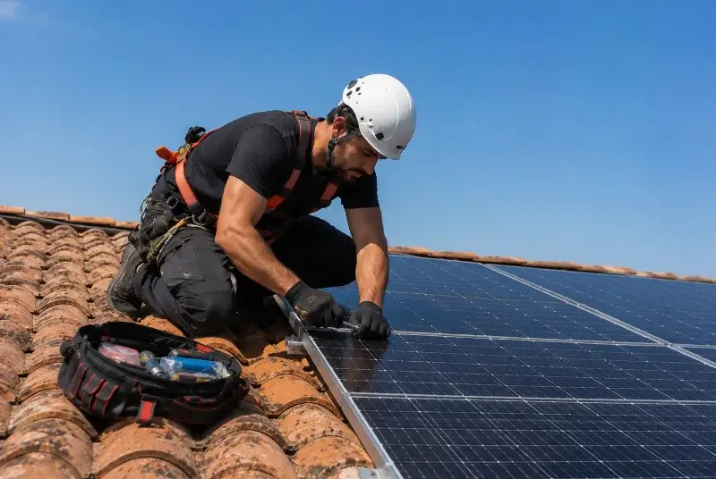 Maintenance et monitoring de panneaux solaires à Saint-Pierre-de-Trivisy
