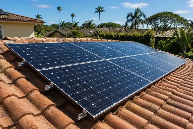 Installation de panneaux solaires à Saint-Pierre-de-Trivisy